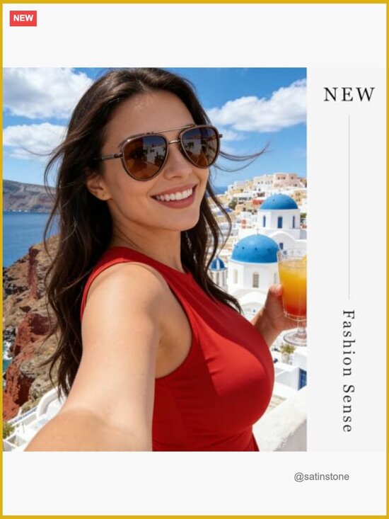 Polarized Aviator Sunglasses UV Protection Tangle-Free Metal Frame main image 7